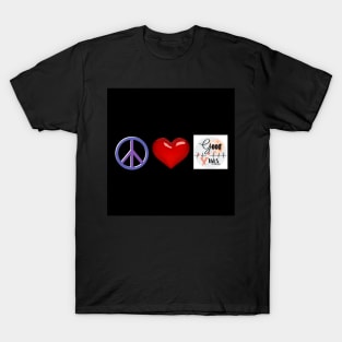 Peace love good vibes artshop T-Shirt